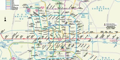 بیجنگ mtr نقشہ
