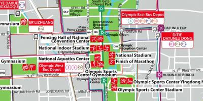 نقشہ بیجنگ کی اولمپک پارک